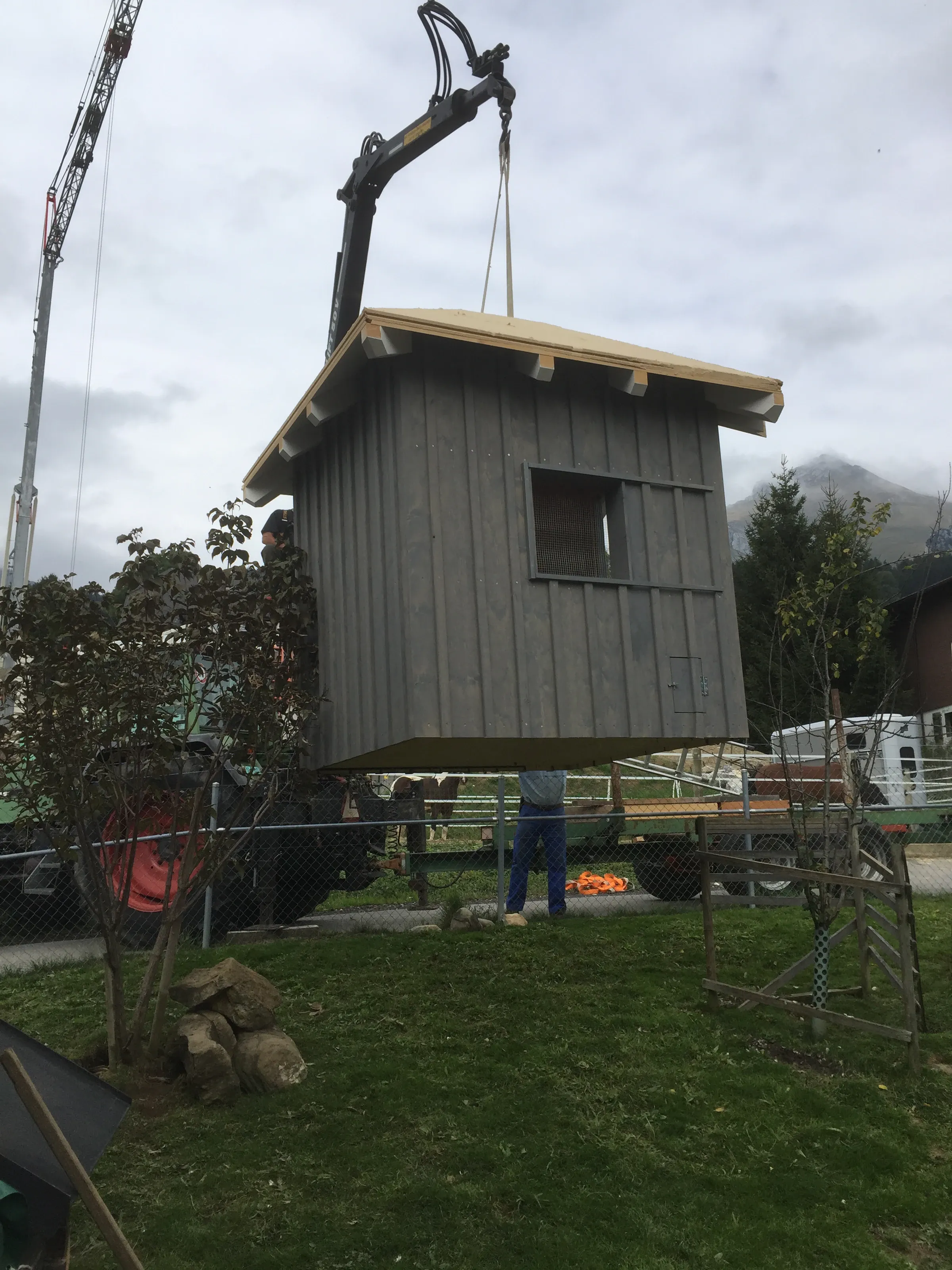 Architectural representation: Timber Henhouse.