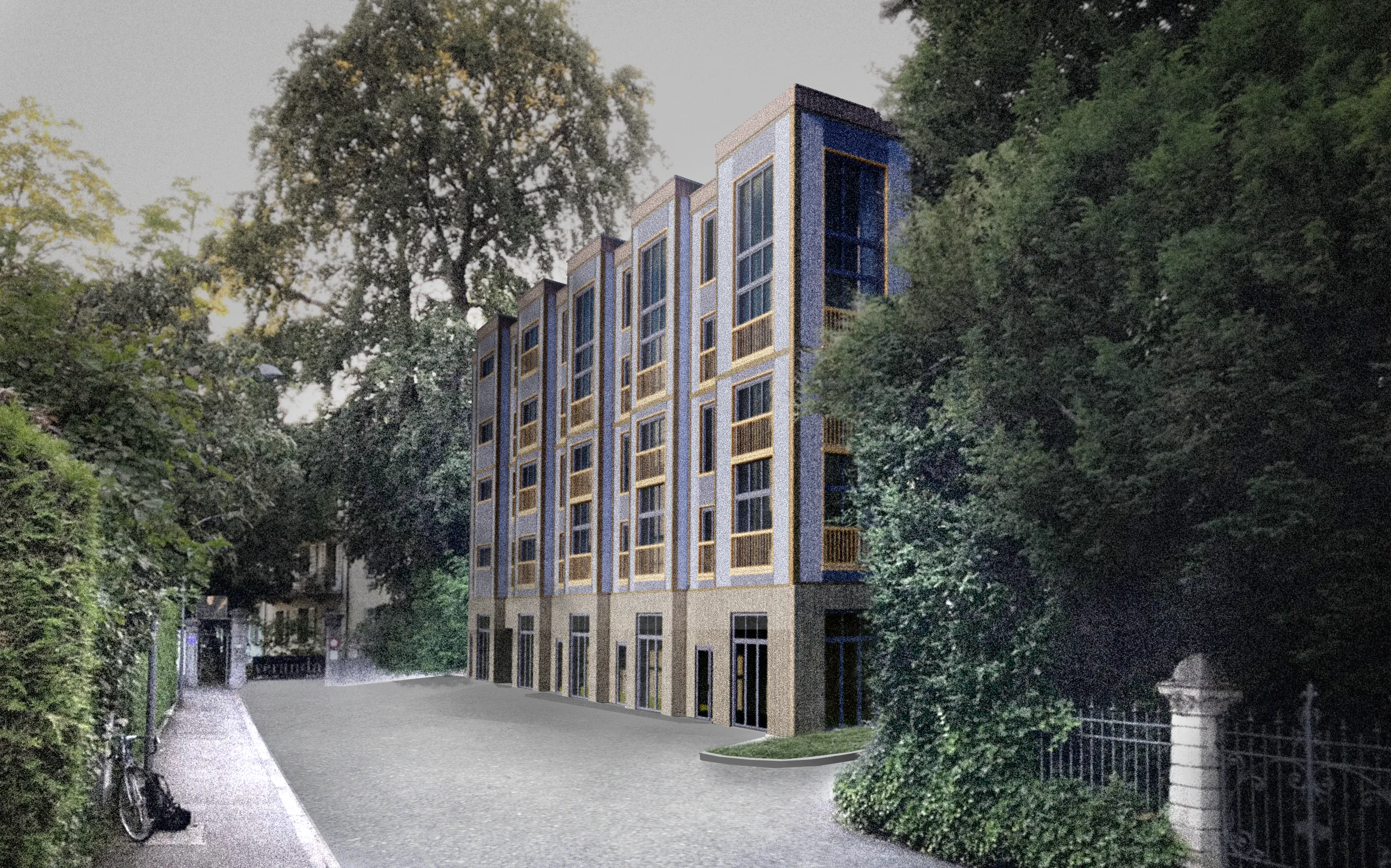 Architectural representation: Urban Living in Bern.